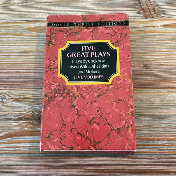 Five Great Plays : Plays by Chekhov, Ibsen, Wilde, Sheridan and Moliere. 1991 - Picture 1 of 4